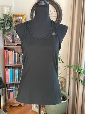 adidas Black Women's Racerback Athletic Tank Top